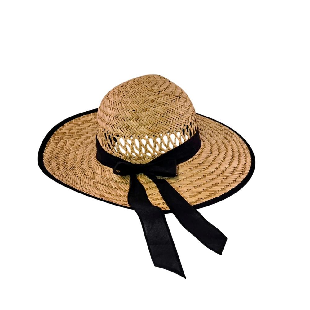 Women's Wide Brim Sun Hat Easter Garden Fishing Straw Ladies Beach Summer Spring - Picture 2 of 6